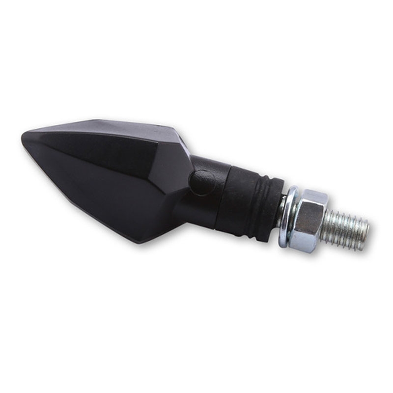 "Highsider Smart Rock" LED juodi motociklų mirksintys žibintai