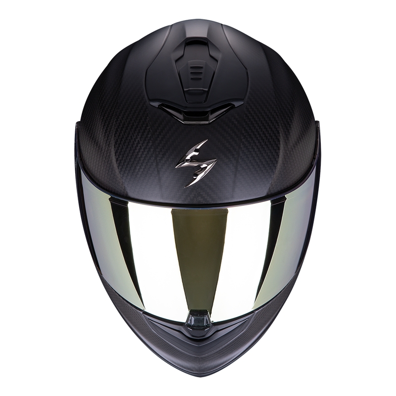 Integruotas motociklininko šalmas Scorpion EXO-1400 EVO II CARBON AIR juodas matinis - II klasė - II. kokybė