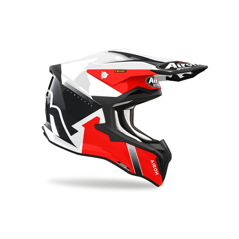 Motokroso šalmas "Airoh Strycker Blazer red" - II kokybė - II. kokybė