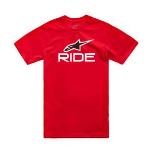 Marškinėliai Alpinestars Ride 4.0 CSF raudona-balta-juoda - II kokybė - II. kokybė