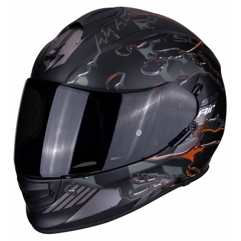 Integrální přilba Scorpion EXO-510 Air Likid černo-oranžová výprodej