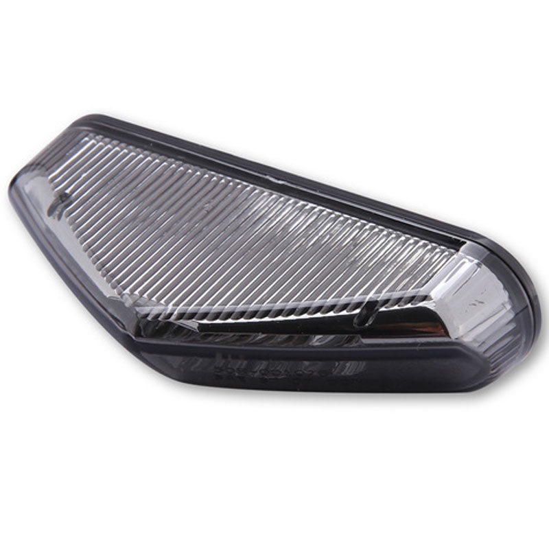 "Highsider Smart LED" juodas ir skaidrus galinis motociklo žibintas