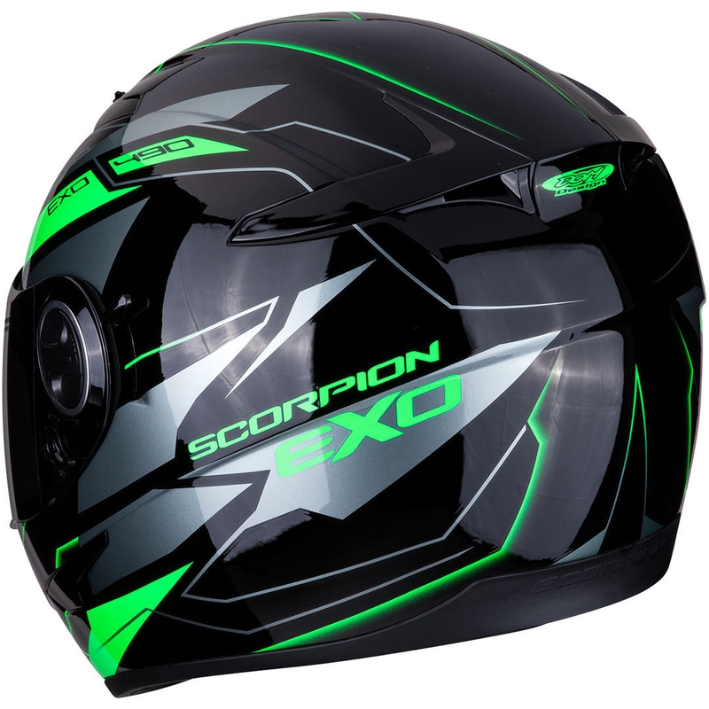 Integrální přilba Scorpion EXO-490 Nova černo-zelená
