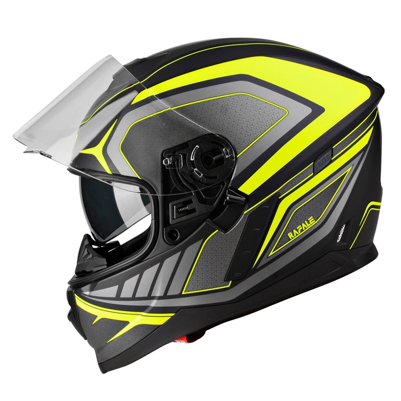 Integrální přilba na motorku Lazer Rafale Hexa černo-fluo žlutá výprodej