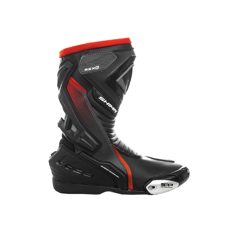 Motociklininko batai Shima RSX-6 juoda-fluo raudona