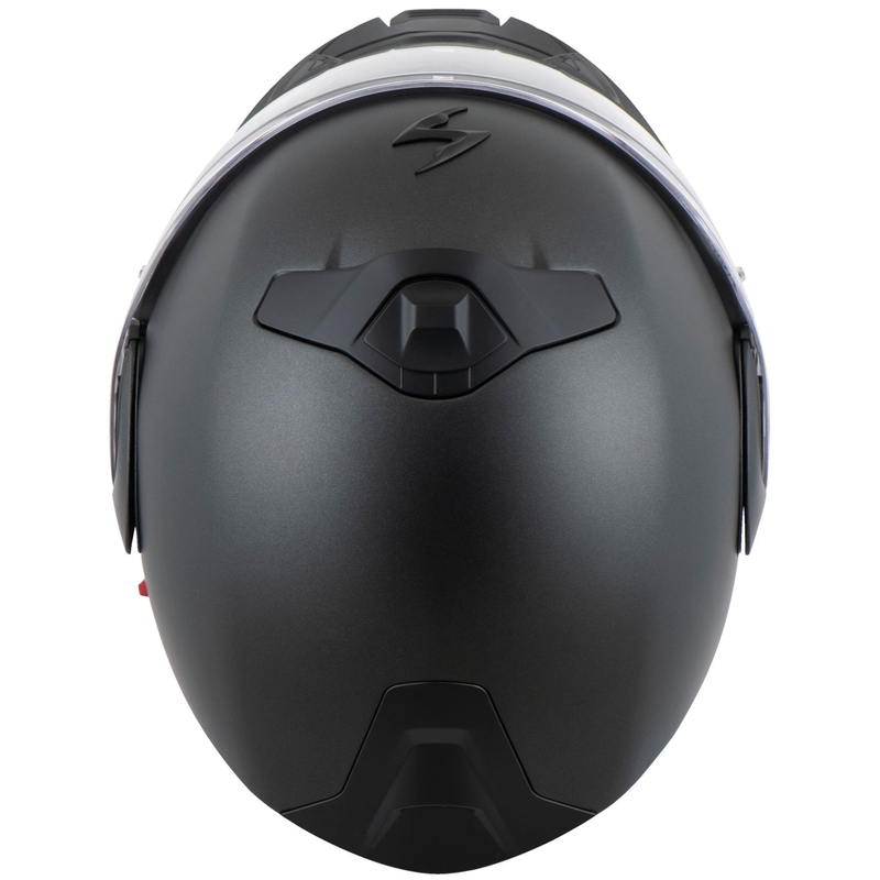 Apverčiamas motociklininko šalmas Scorpion EXO-930 EVO Solid black matt