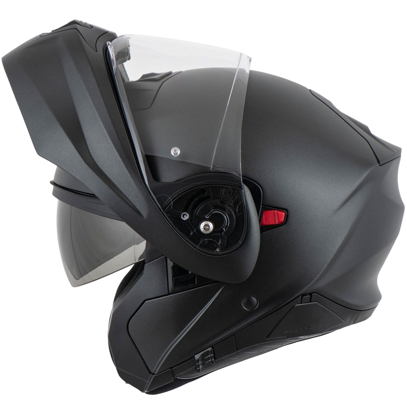 Apverčiamas motociklininko šalmas Scorpion EXO-930 EVO Solid black matt