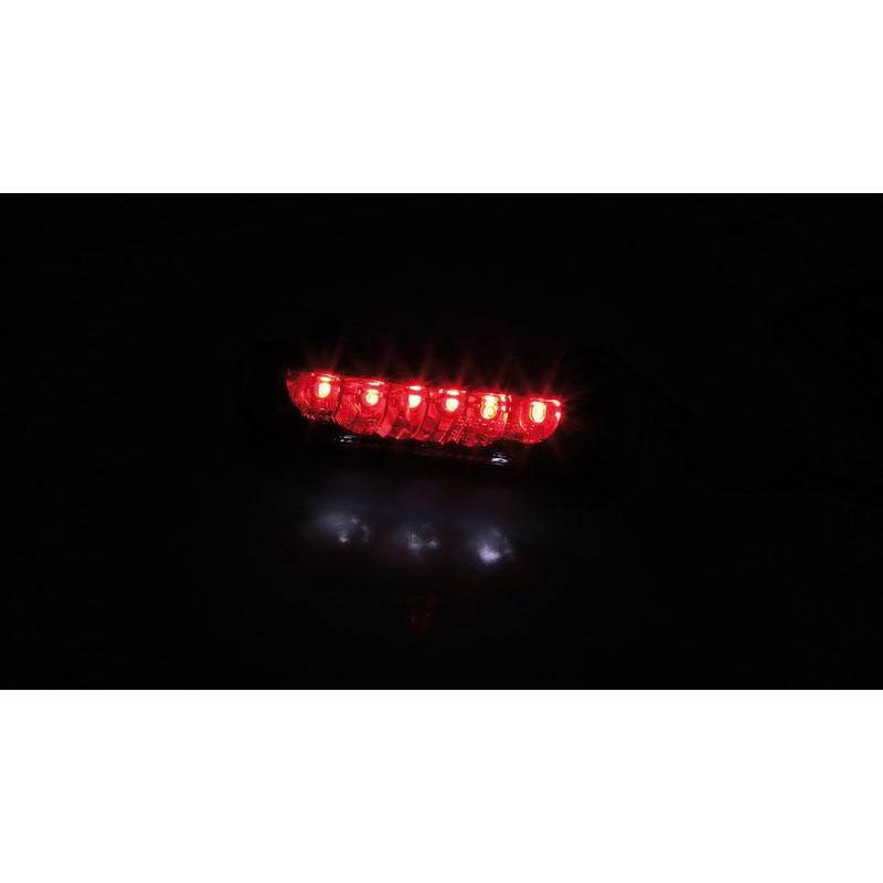 "Highsider Smart LED" skaidrus galinis motociklo žibintas