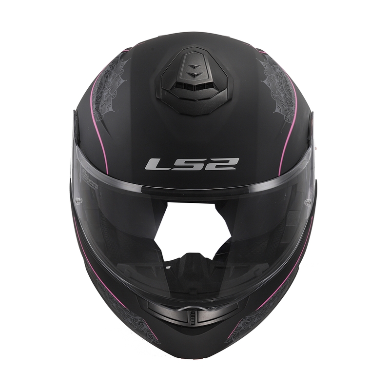 LS2 FF908 Strobe II Lux juoda ir rožinė