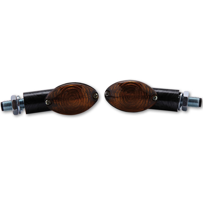 "Highsider Smart Cateye Mini Smokey Black" motocikliniai žibintai