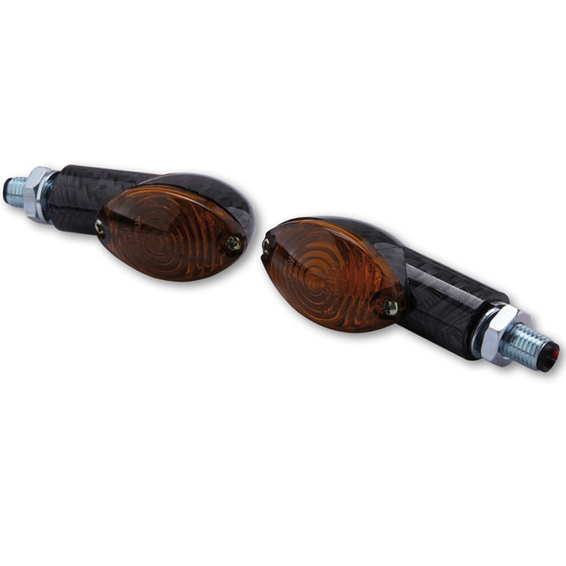 "Highsider Smart Cateye Mini Smokey Black" motocikliniai žibintai