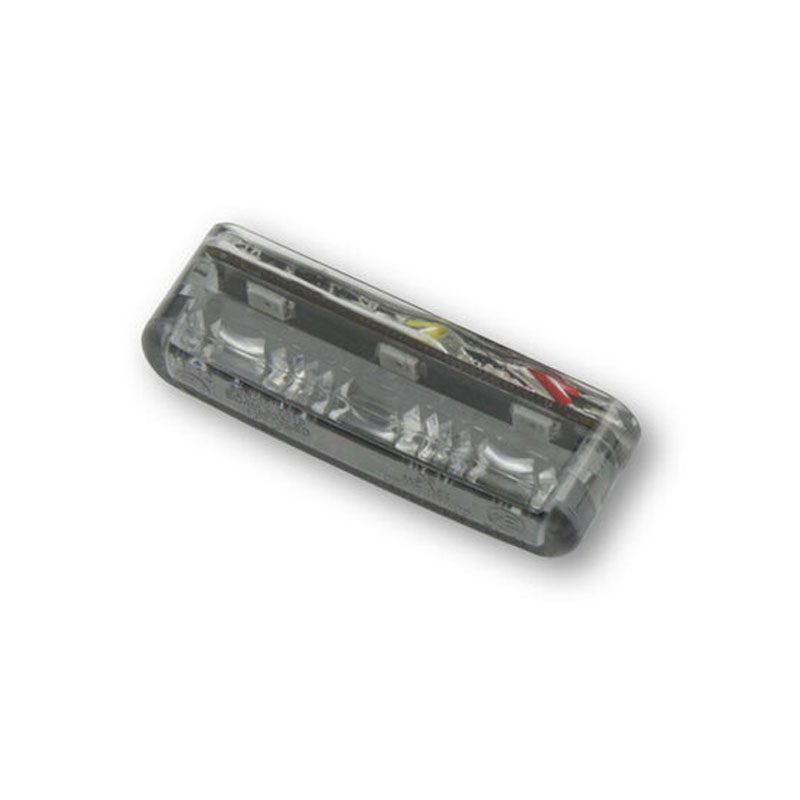 Galinis motociklo žibintas Highsider Smart Shorty 2 Pro smoke grey