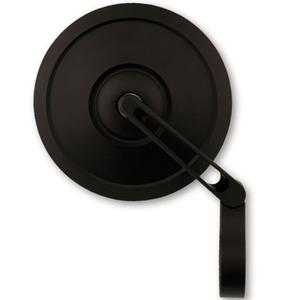 Galinio vaizdo veidrodėlis Highsider Pro Retro Short kairė/dešinė matinė juoda