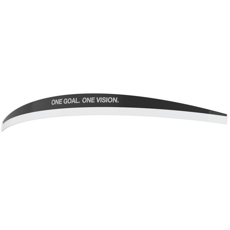 Pakaitinis valytuvas Roll-off Wide Vision System, skirtas "Alpinestars Vision 8/5/3", juodas