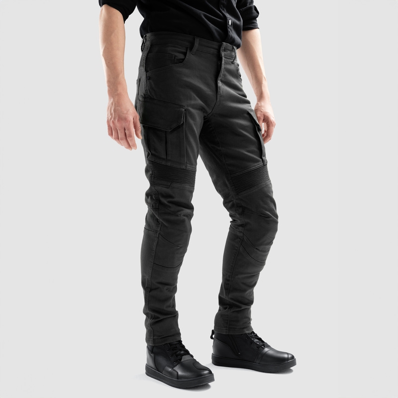 Ozone Faster TP Black Motociklininko džinsai