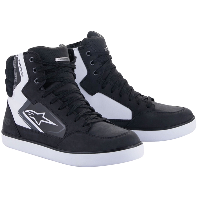 Boty na motorku Alpinestars J-6 Waterproof černo-bílé