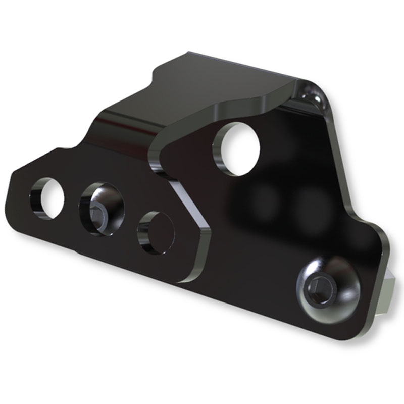 Numerio ženklo žibinto laikiklis Highsider Pro S juodas