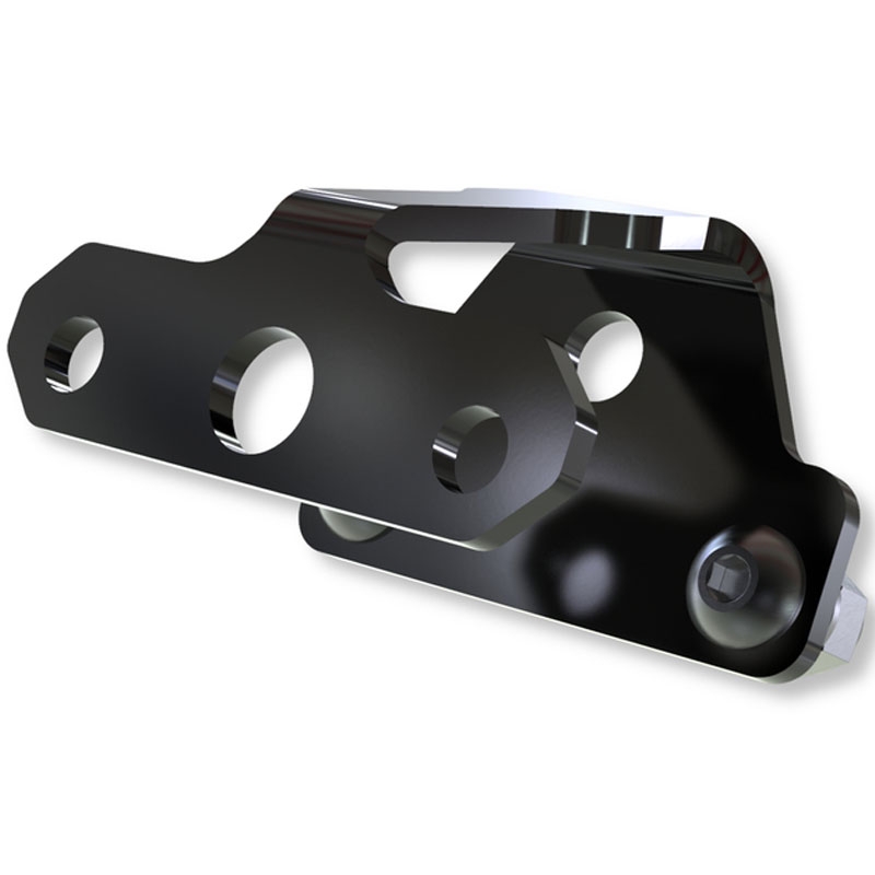 Numerio ženklo žibinto laikiklis Highsider Pro XL juodas