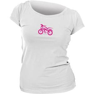 Moteriški marškinėliai nanosilver® MOTOLADY white