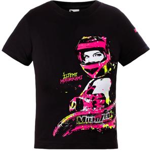 Vaikiški mergaitiški marškinėliai MotoZem - Mes gyvename su motociklais