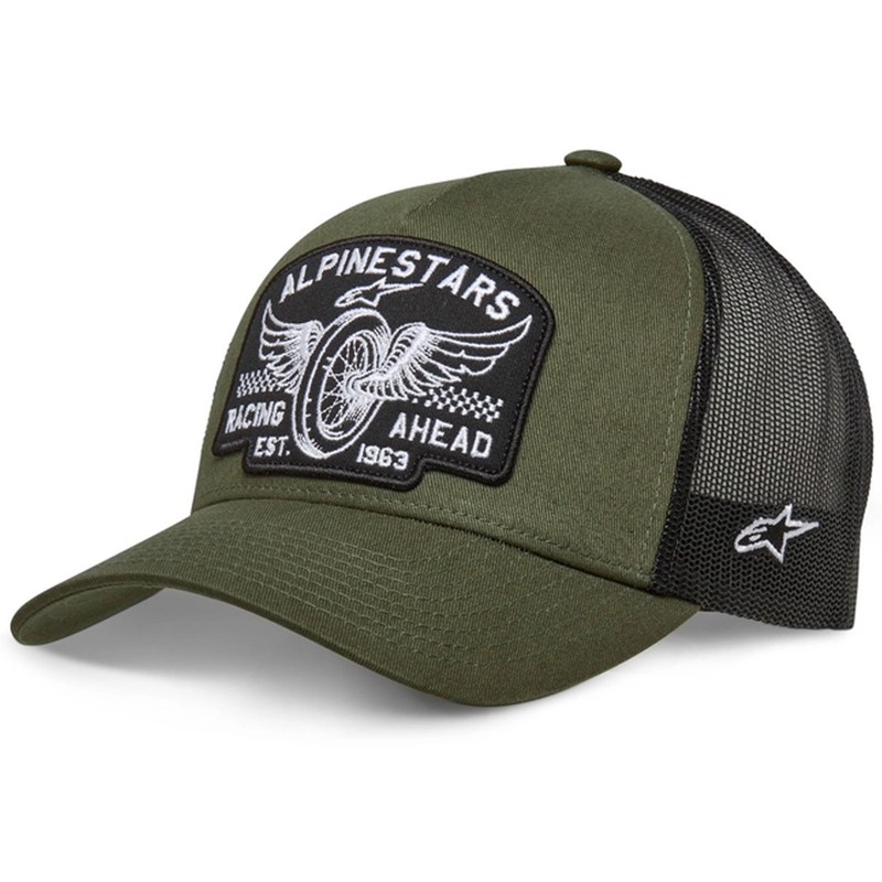 Alpinestars Heritage Patcher kepurė žalia-juoda