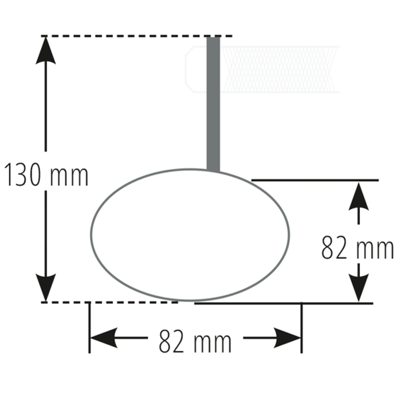 Galinio vaizdo veidrodis Highsider Smart Bar End Round Black
