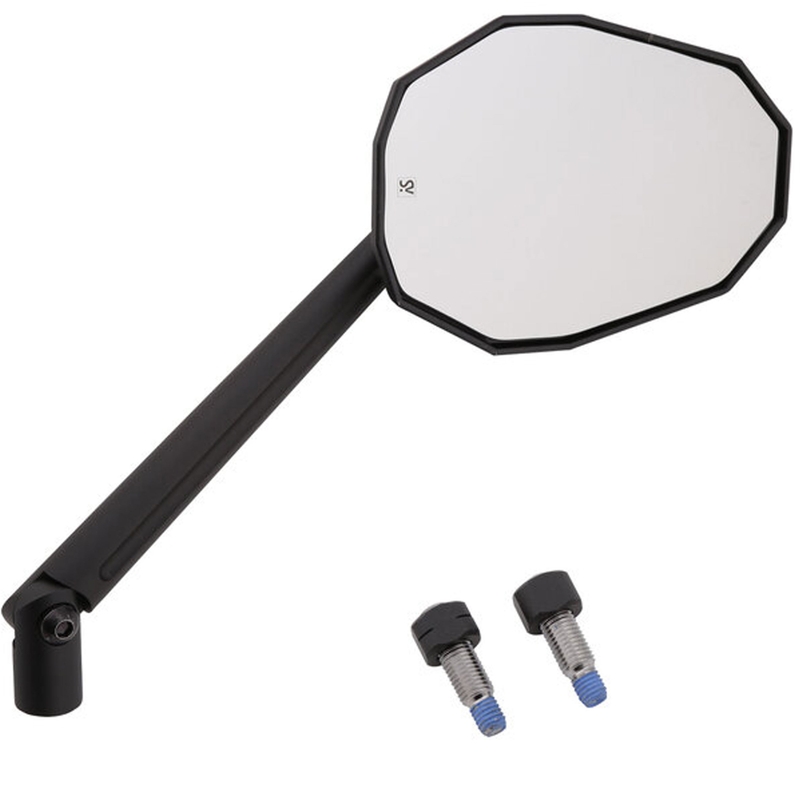 Veidrodis Highsider Smart Straight XL juodas