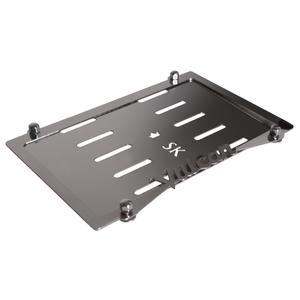 Nerūdijančio plieno poveržlė po "SK Vulcan" valstybinio numerio ženklu