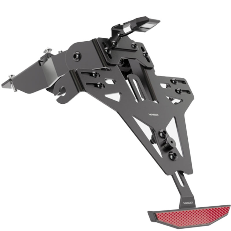 Numerio ženklo laikiklis su žibintu Highsider Akron RS PRO Honda CB 500 juodas