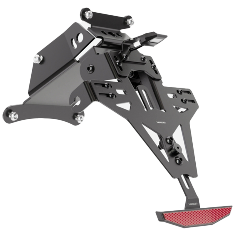Numerio ženklo laikiklis su žibintu Highsider Akron RS PRO HUSQVARNA 701 juodas