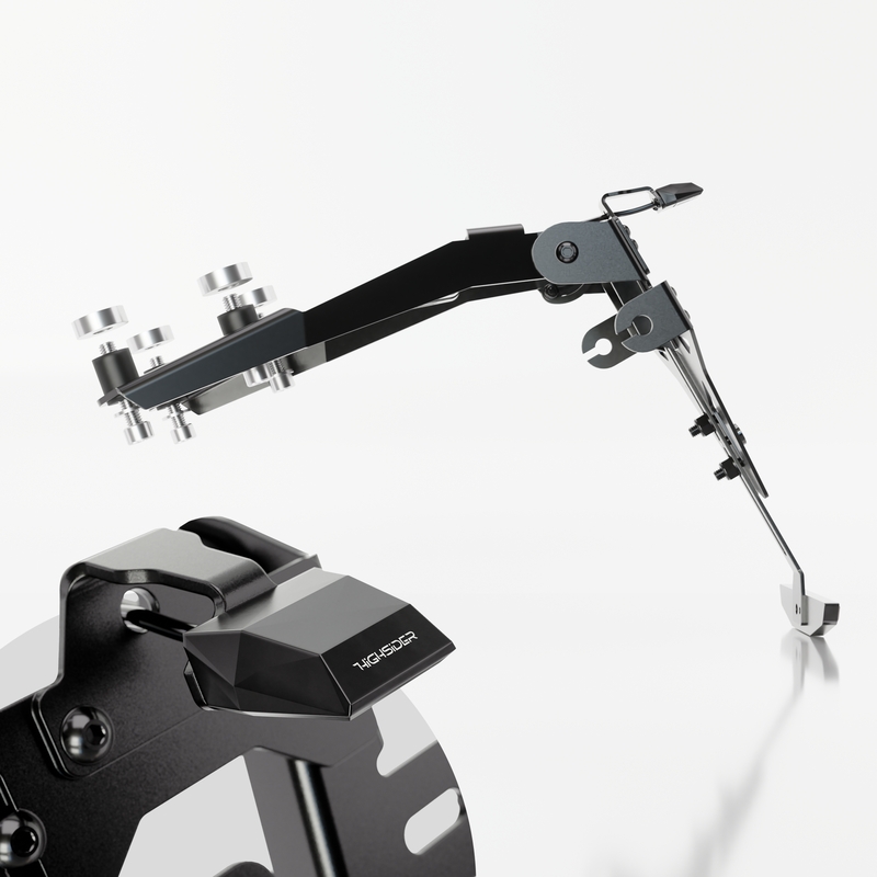 Numerio ženklo laikiklis su žibintu Highsider Akron RS PRO HUSQVARNA 401 juodas