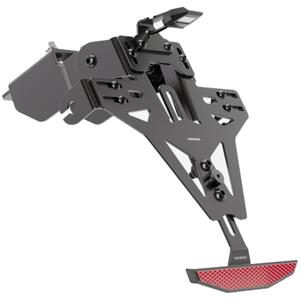 Numerio ženklo laikiklis su žibintu Highsider Akron RS PRO Kawasaki ER-6 F,N juodas