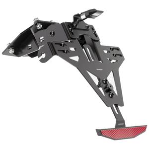 Numerio ženklo laikiklis su žibintu Highsider Akron RS PRO Kawasaki Z 900 RS juodas