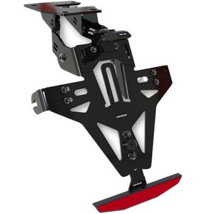 Numerio ženklo laikiklis su žibintu Highsider Akron RS PRO Yamaha MT-09 juodas