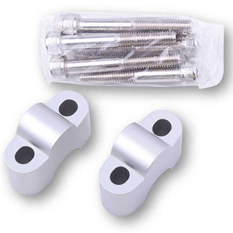 Tarpinės kaladėlės HIGHSIDER Silver Set 35 mm sidabrinės