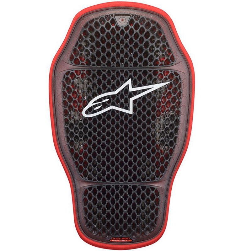 Alpinestars Nucleon KR-1 CELLi CE 2 skaidri pilkai raudona stuburo apsauga