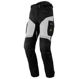 Moteriškos motociklininko kelnės Rebelhorn Hardy II Grey-Black-Fluo Yellow išpardavimas