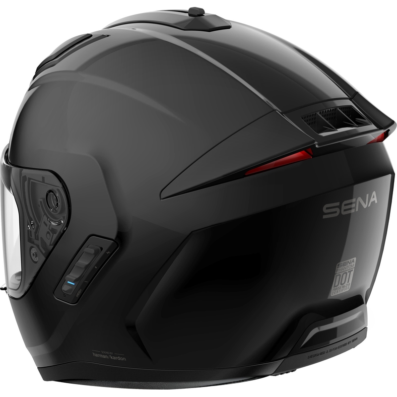 SENA Phantom integralus motociklininko šalmas su "Mesh" ausinėmis matinės juodos spalvos