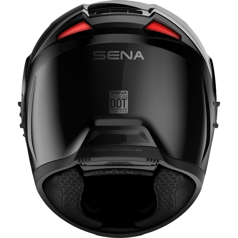 SENA Phantom integralus motociklininko šalmas su "Mesh" ausinėmis matinės juodos spalvos