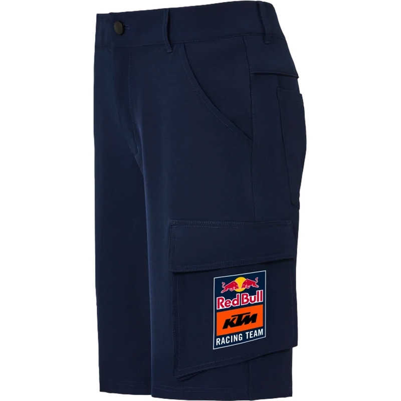 KTM Red Bull Racing šortai mėlynai oranžiniai