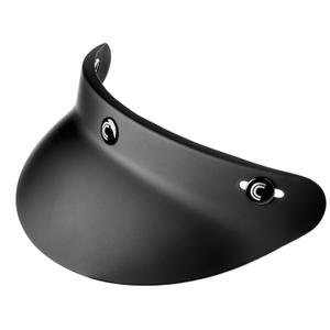 Trumpas skydelis "Cassida Oxygen/Eso" šalmams juodas