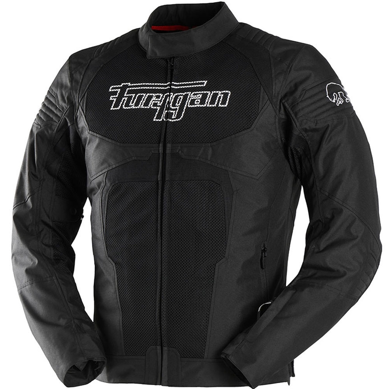 Motociklininko striukė Furygan WB08 Vented + juoda ir balta