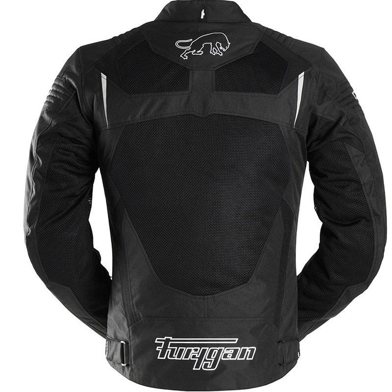 Motociklininko striukė Furygan WB08 Vented + juoda ir balta