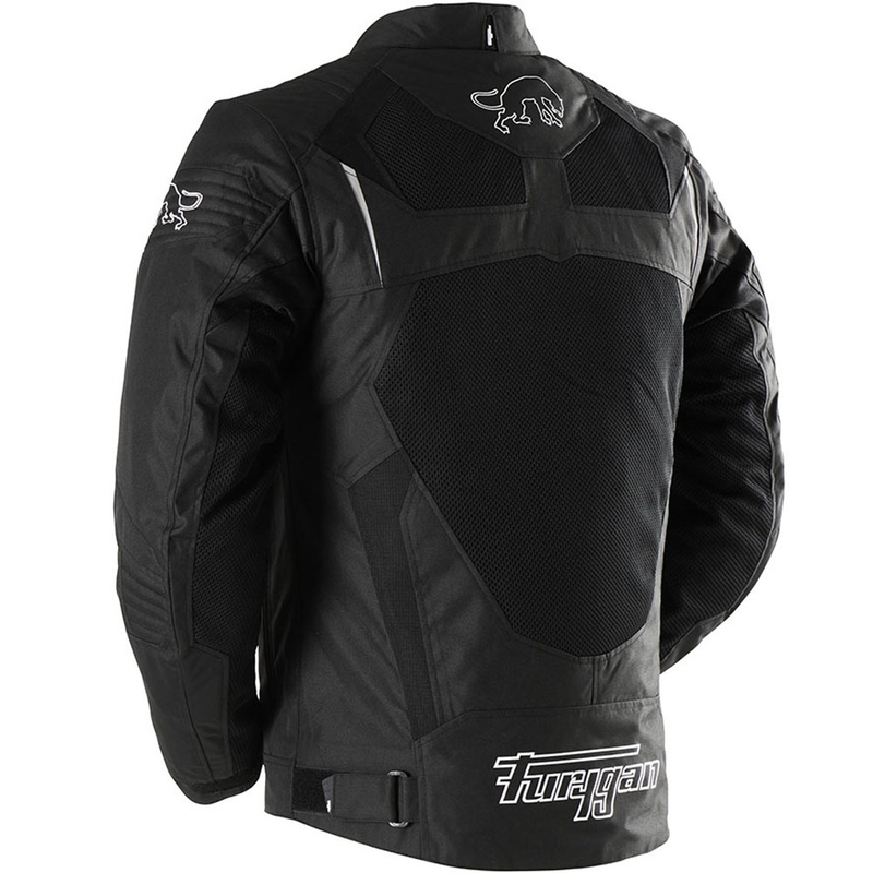 Motociklininko striukė Furygan WB08 Vented + juoda ir balta