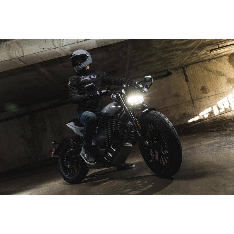 Motociklininko striukė Furygan WB08 Vented + juoda ir balta