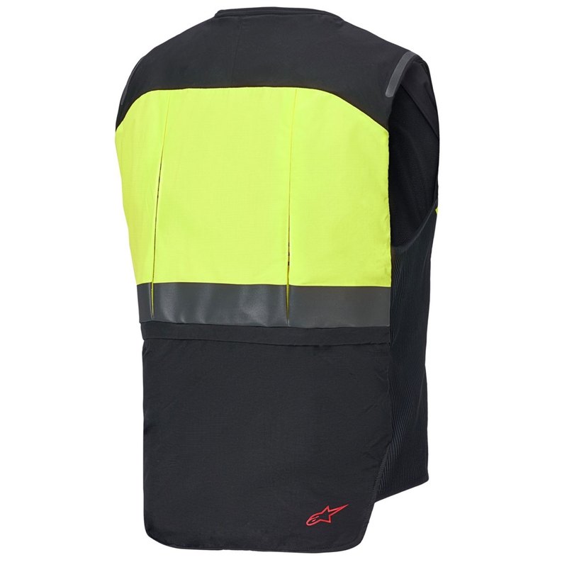 "Alpinestars Tech-Air®3 V2" sistemos fluoro geltonai juoda liemenė su oro pagalvėmis