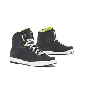 "Forma Swift Flow" juodai balti motociklininko batai