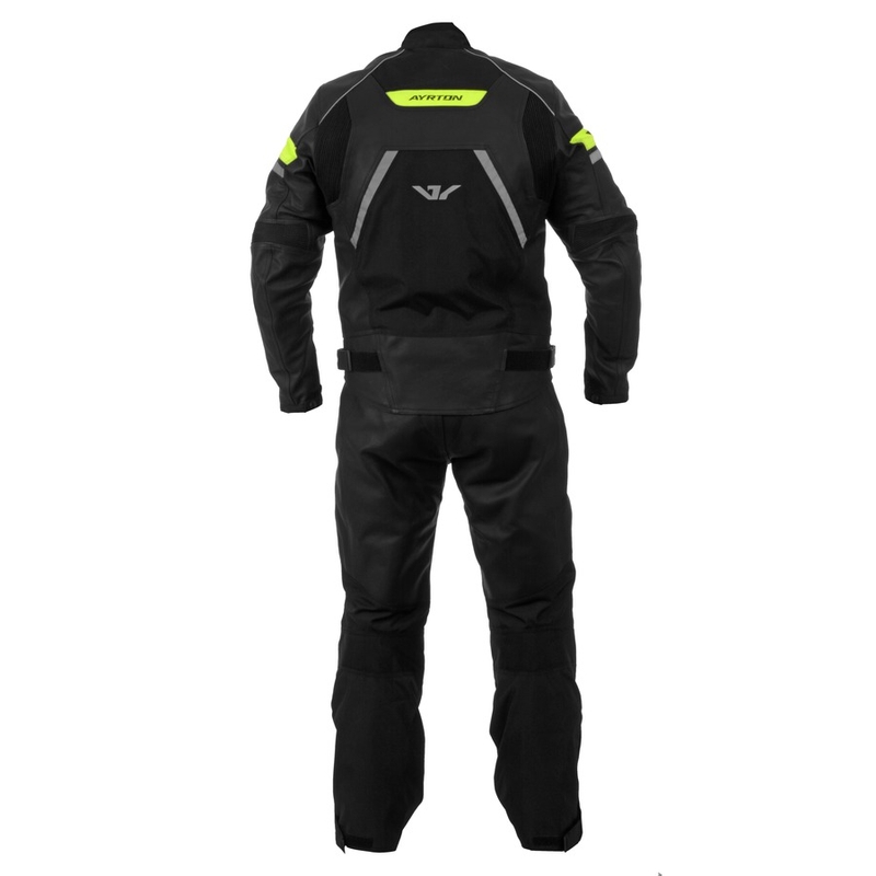 Pánská kombinéza Ayrton Optimus černo-fluo žlutá výprodej