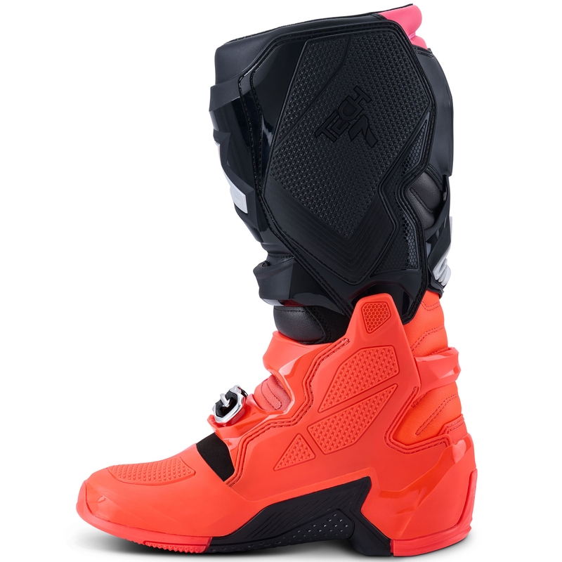 Alpinestars Tech 7 black-fluo red-fluo pink motociklininko batai