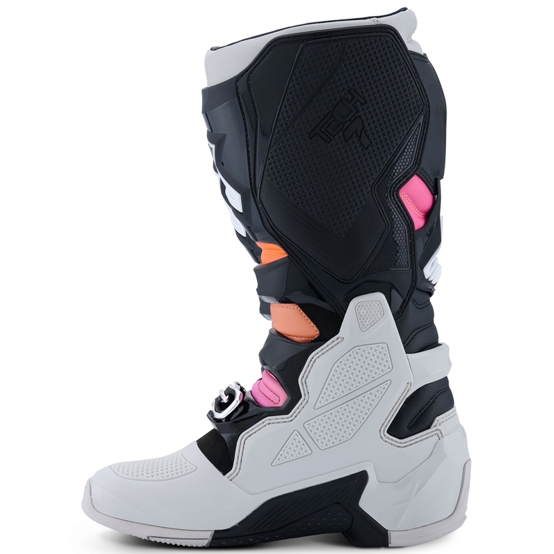 Alpinestars Tech 7 Black-Light Grey-Fluo Orange-Gradient motociklininkų batai